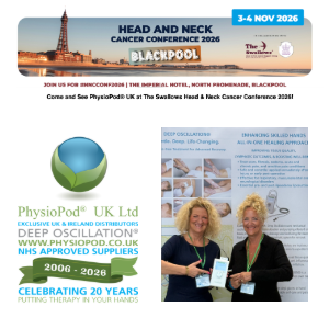 PhysioPod® UK at The Swallows Head and Neck Cancer Conference 3-4 Nov 2026
